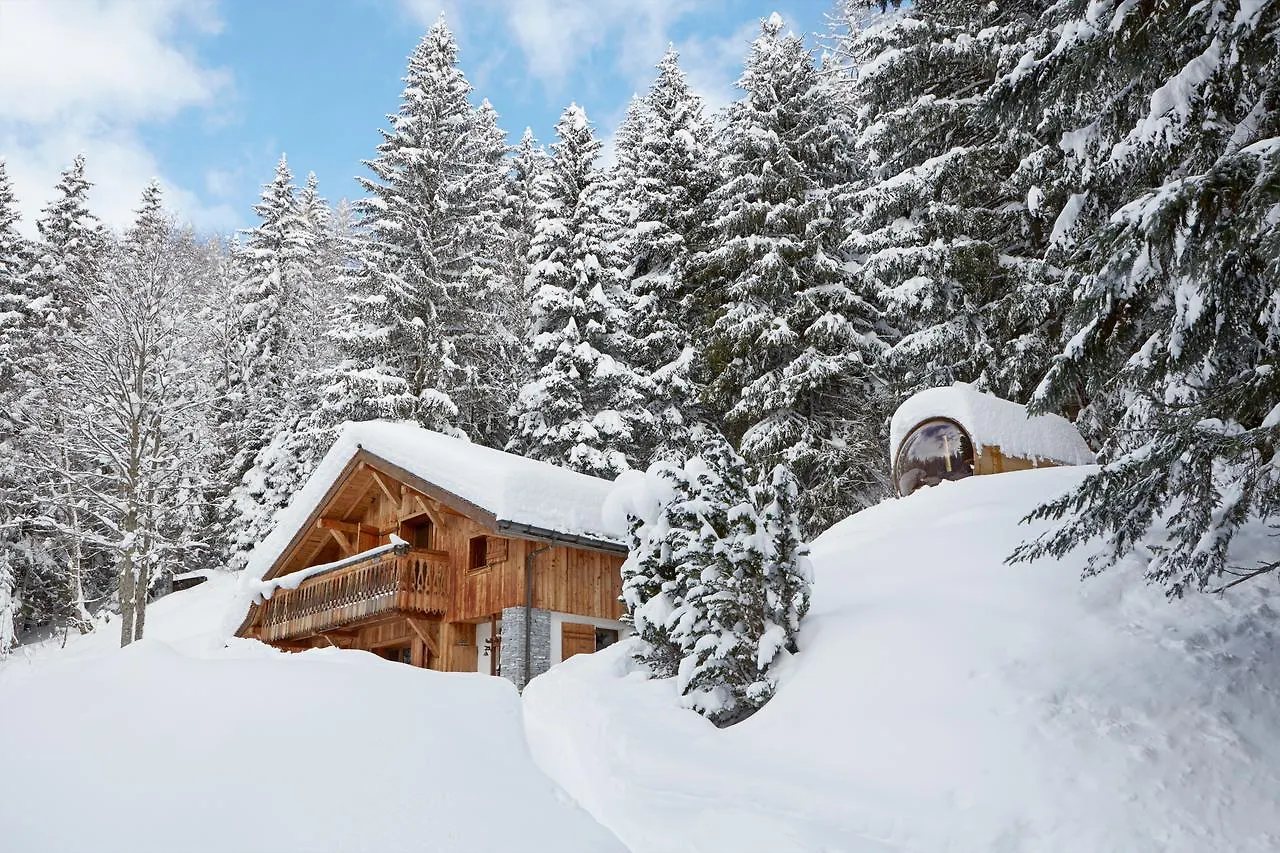 בקתה הוילה שאמוני Marmotte Mountain Retreat