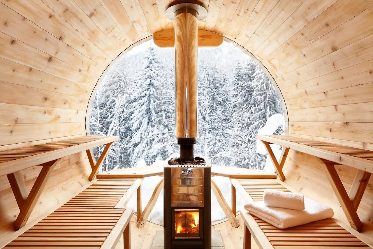 בקתה הוילה שאמוני Marmotte Mountain Retreat